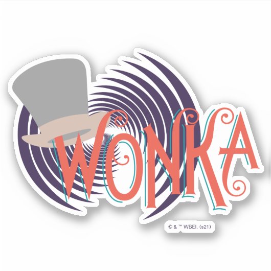 Wonka Spiral Logo Aufkleber (Vorderseite)