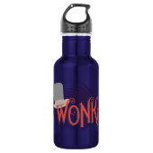 Wonka Spiral Logo Edelstahlflasche (Vorderseite)