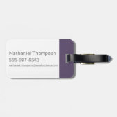 Wonka Spiral Logo Gepäckanhänger (Rückseite horizontal)