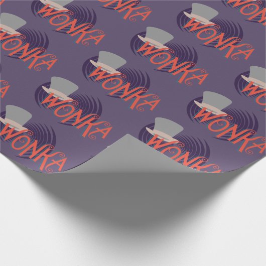 Wonka Spiral Logo Geschenkpapier (Ecke)