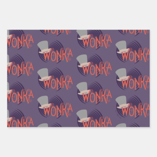 Wonka Spiral Logo Geschenkpapier Set (Vorderseite 3)