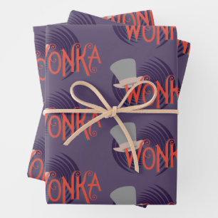 Wonka Spiral Logo Geschenkpapier Set