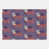 Wonka Spiral Logo Geschenkpapier Set (Vorderseite)