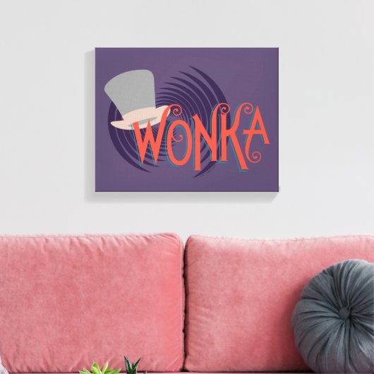 Wonka Spiral Logo Leinwanddruck (Insitu (Wohnzimmer))