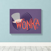 Wonka Spiral Logo Leinwanddruck (Insitu (Holzboden))