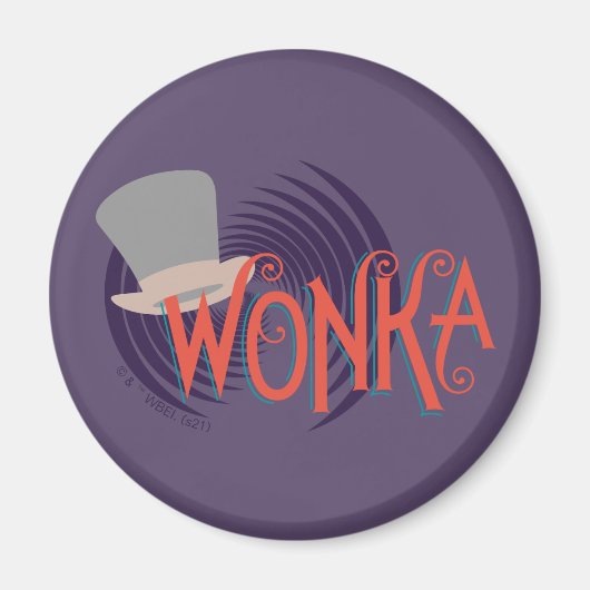 Wonka Spiral Logo Magnet (Vorne)