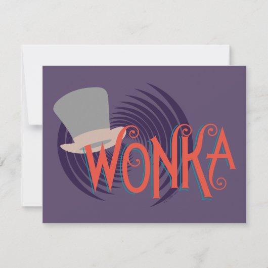 Wonka Spiral Logo Mitteilungskarte (Vorderseite)