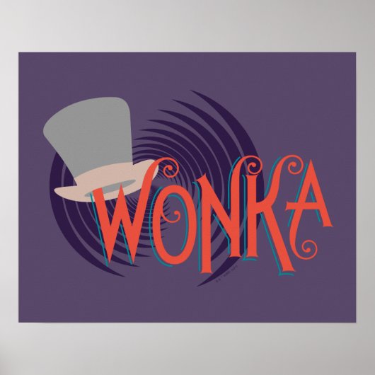 Wonka Spiral Logo Poster (Vorne)