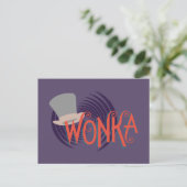 Wonka Spiral Logo Postkarte (Stehend Vorderseite)