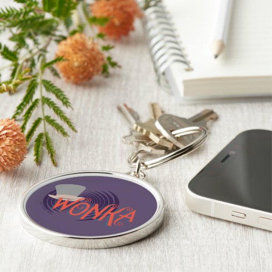 Wonka Spiral Logo Schlüsselanhänger (Seite)