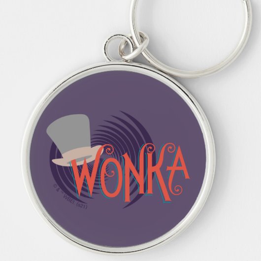 Wonka Spiral Logo Schlüsselanhänger (Vorne)