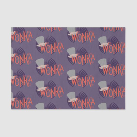 Wonka Spiral Logo Seidenpapier (Vorderseite)