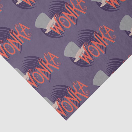 Wonka Spiral Logo Seidenpapier (Ausschnitt)