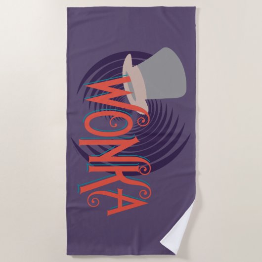 Wonka Spiral Logo Strandtuch (Vorderseite)