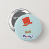 Wonka Top Hat & Bow Krawatte Button (Vorne & Hinten)