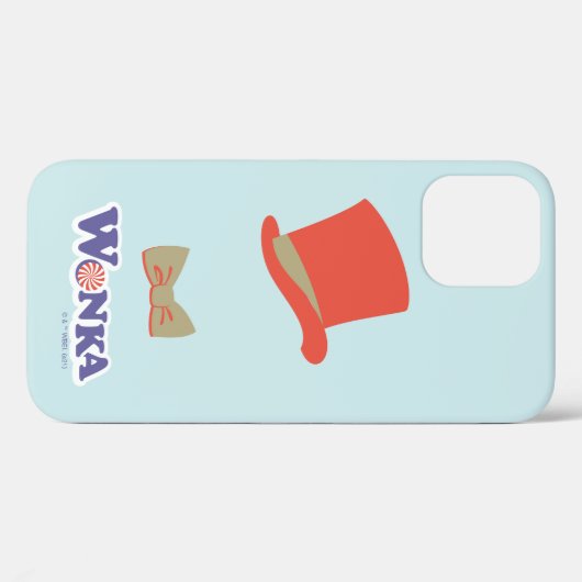 Wonka Top Hat & Bow Krawatte Case-Mate iPhone Hülle (Rückseite (Horizontal))