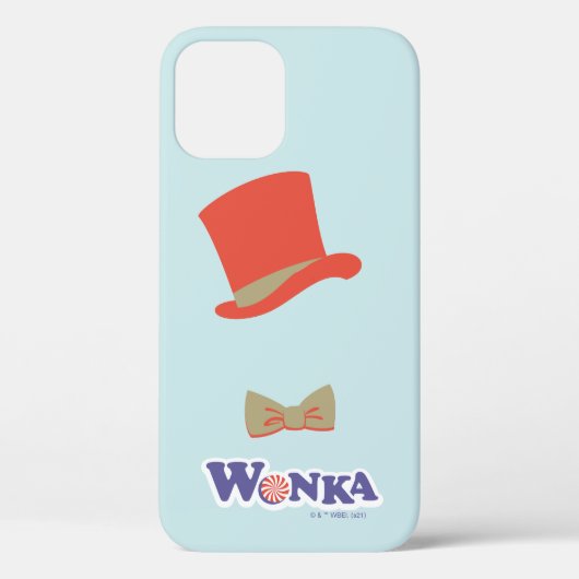Wonka Top Hat & Bow Krawatte Case-Mate iPhone Hülle (Rückseite)