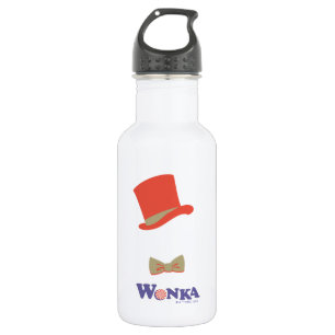 Wonka Top Hat & Bow Krawatte Edelstahlflasche