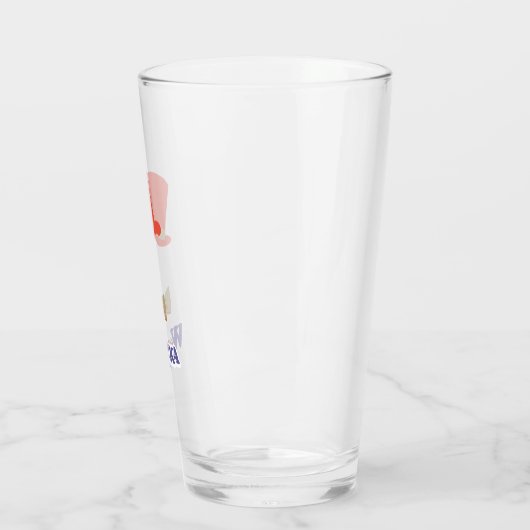 Wonka Top Hat & Bow Krawatte Glas (Links)