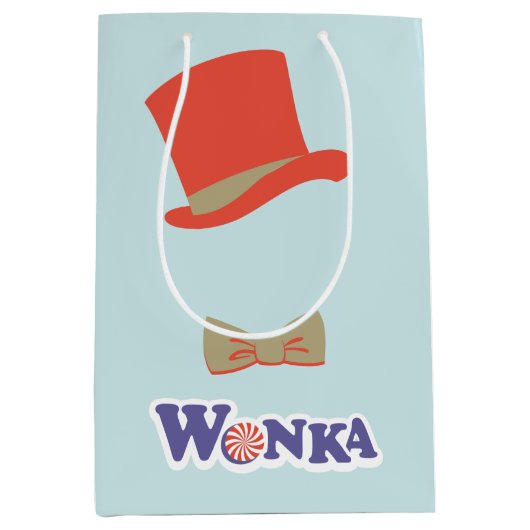Wonka Top Hat & Bow Krawatte Mittlere Geschenktüte (Vorderseite)