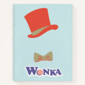 Wonka Top Hat & Bow Krawatte Notizblock (Vorderseite)