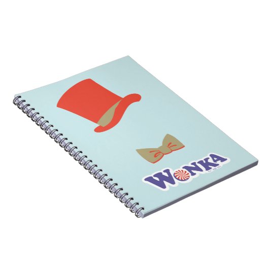 Wonka Top Hat & Bow Krawatte Notizblock (Rechte Seite)