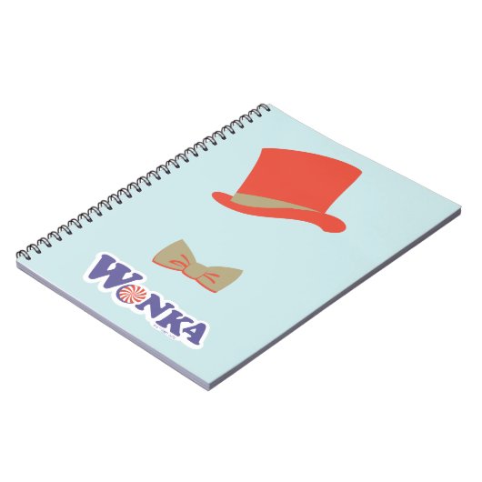 Wonka Top Hat & Bow Krawatte Notizblock (Linke Seite)