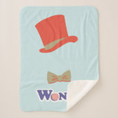 Wonka Top Hat & Bow Krawatte Sherpadecke (Vorderseite)