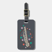 Wonkaise-Logo Gepäckanhänger (Vorderseite vertikal)