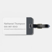 Wonkaise-Logo Gepäckanhänger (Rückseite horizontal)