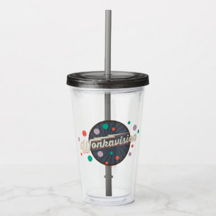 Wonkavision-Logo Acryltrinkbecher