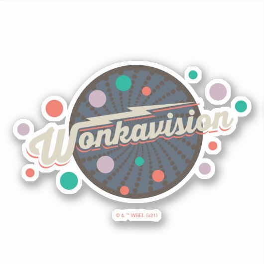 Wonkavision-Logo Aufkleber (Vorderseite)