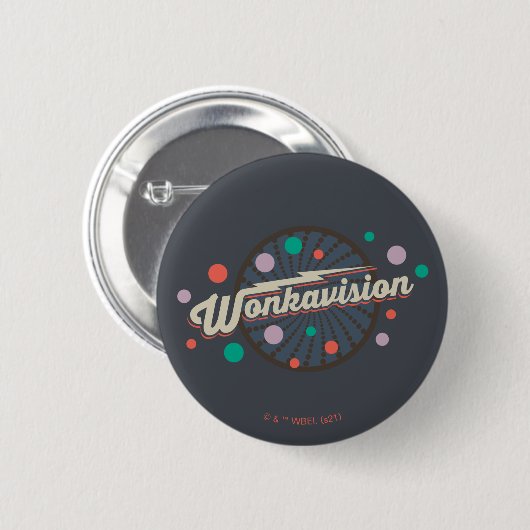 Wonkavision-Logo Button (Vorne & Hinten)