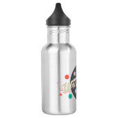 Wonkavision-Logo Edelstahlflasche (Links)