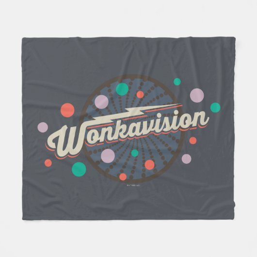 Wonkavision-Logo Fleecedecke (Vorderseite (Horizontal))