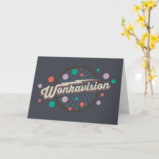 Wonkavision-Logo Karte (Gelbe Blume)