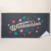 Wonkavision-Logo Strandtuch (Vorderseite)
