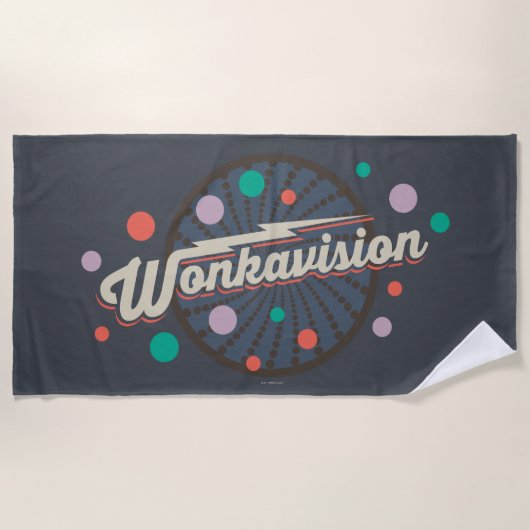 Wonkavision-Logo Strandtuch (Vorderseite)