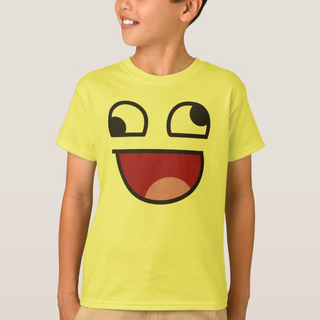 Wonky Auge emoji T-Shirt (Vorderseite)
