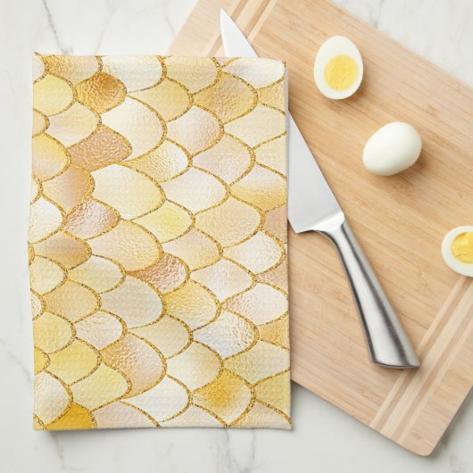 Wonky Geschirrtuch (Viertel Falte)