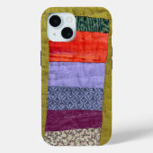 Wonky Modern Patchwork Quilt phone case (Rückseite)