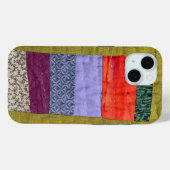 Wonky Modern Patchwork Quilt phone case (Rückseite (Horizontal))