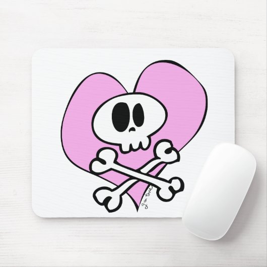 Wonky Schädel Mousepad (Mit Mouse)