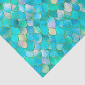 Wonky Watercolor-aquamarine Seidenpapier (Ausschnitt)