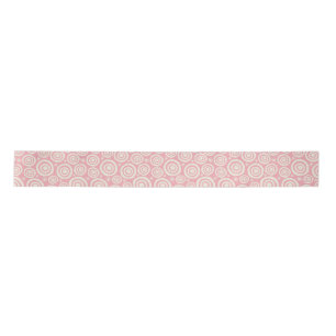 Wonky-Zielkreise und -steine - rosa Satinband