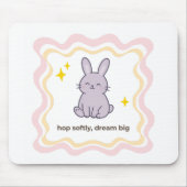 Wonky Zoo Bunny Mousepad (Vorne)