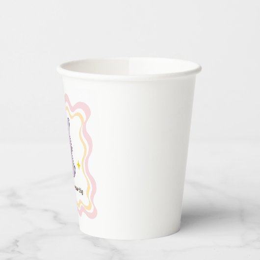 Wonky Zoo Bunny - Paper Cup Pappbecher (Links)