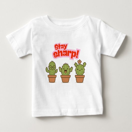 Wonky Zoo Cacti Kinderkind T - Shirt (Vorderseite)