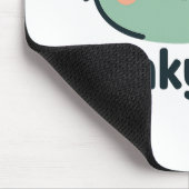 Wonky Zoo Cat Mousepad | Funny Desk Zubehör (Ecke)