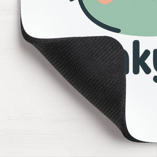 Wonky Zoo Cat Mousepad | Funny Desk Zubehör (Ecke)